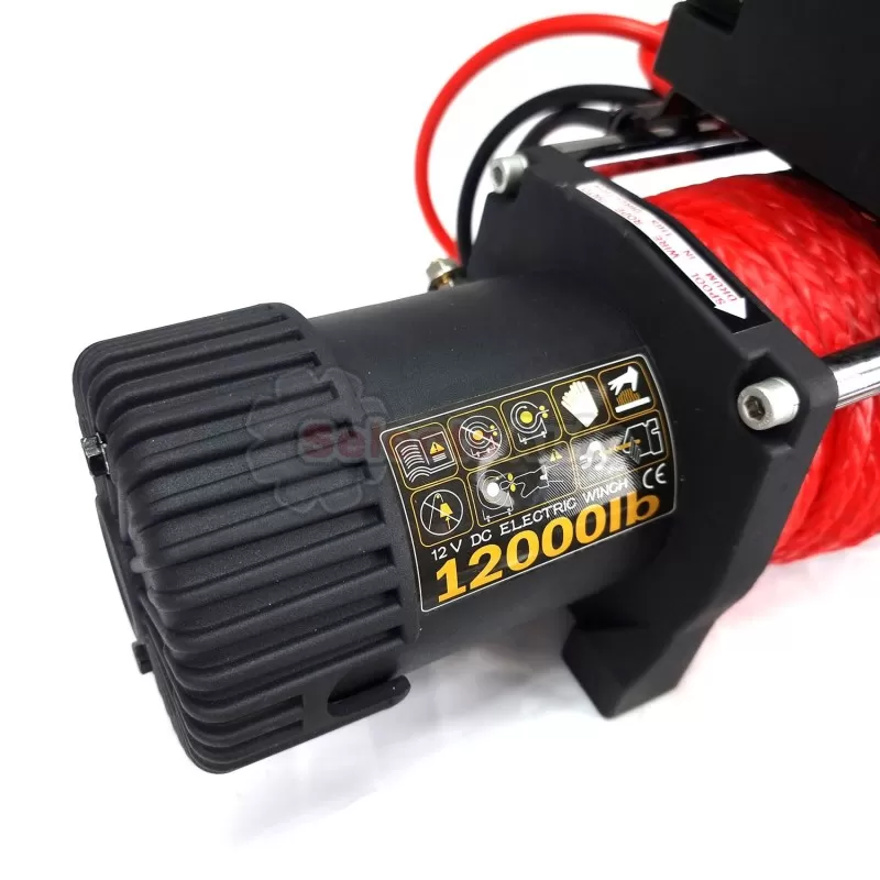 WINCH 4X4 MAMMOTH 12.000Lbs 5.400kg 12v + KIT ACCESORIOS - Imagen 2