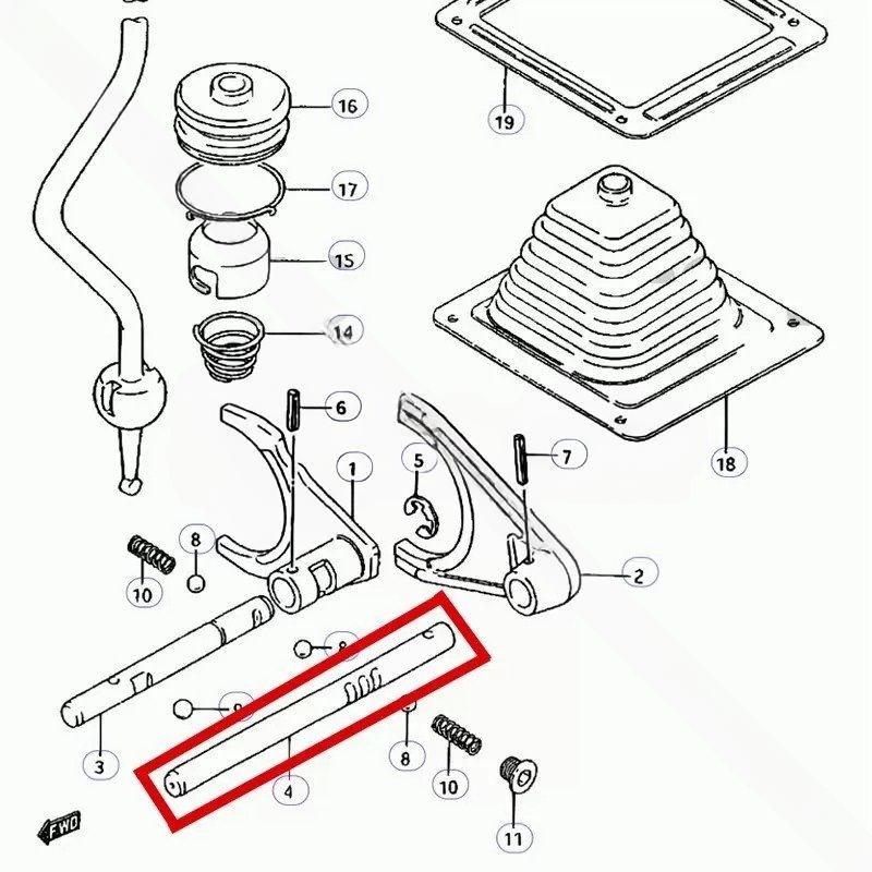 EJE REDUCTORA TRANSFER SUZUKI SAMURAI - Imagen 2