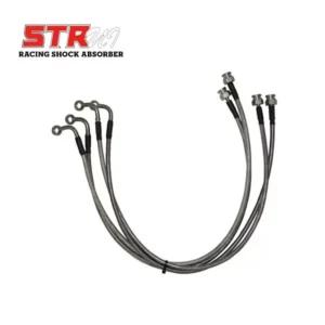 KIT LATIGUILLOS DE FRENO METÁLICOS STR +10CM SUZUKI JIMNY (1995-2018)