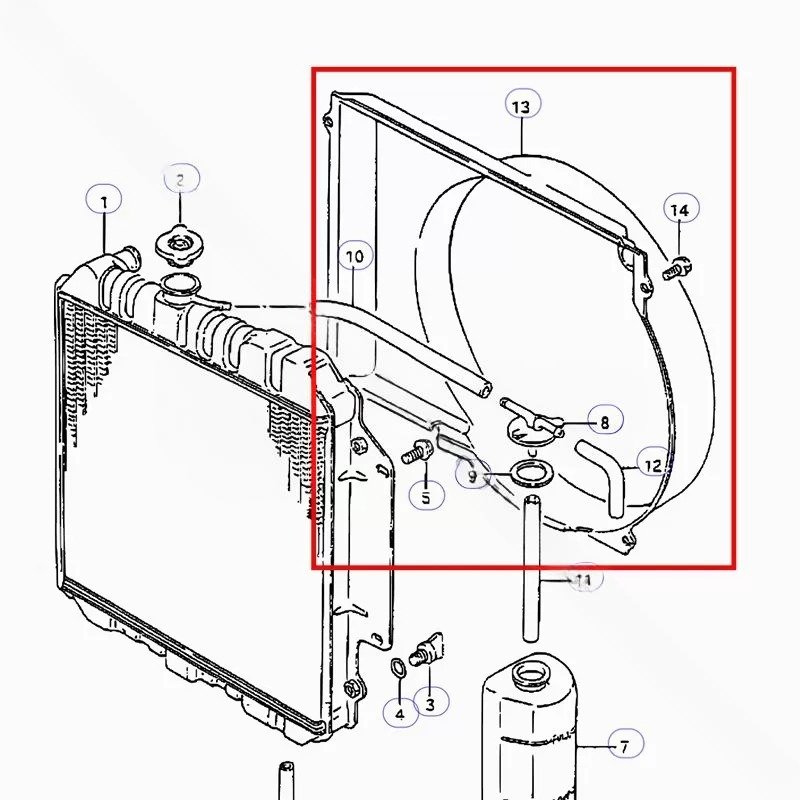 PROTECTOR DE VENTILADOR RADIADOR SUZUKI SAMURAI - Imagen 2
