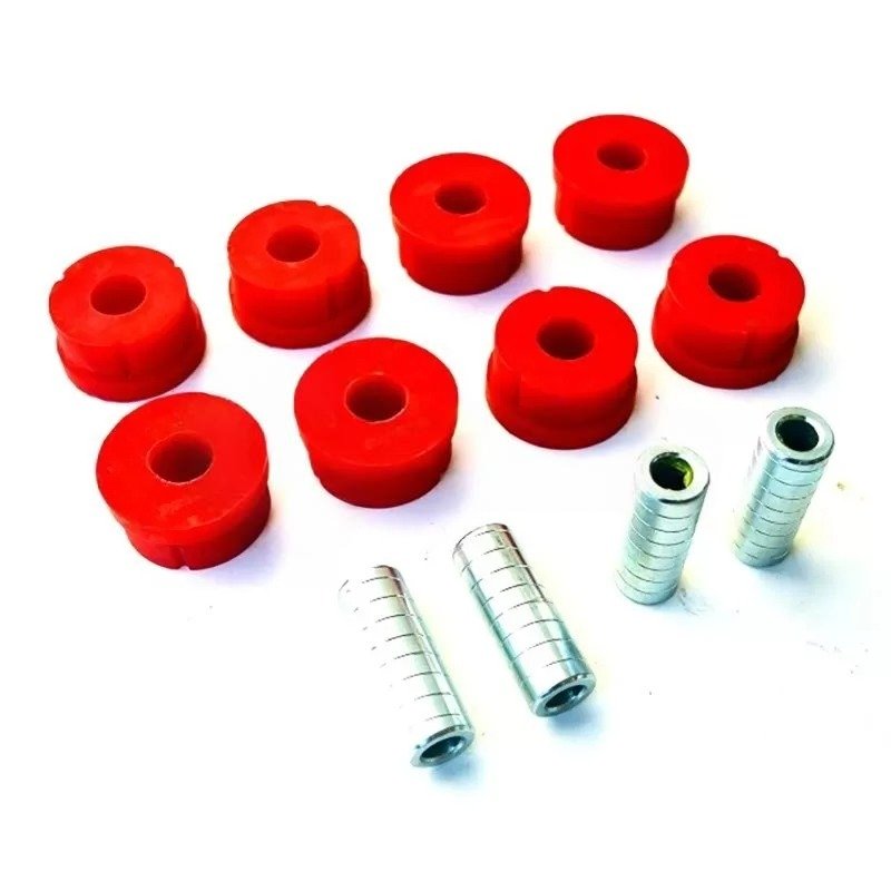 KIT SILENTBLOCKS POLIURETANO PARA 2 TIRANTES (LADO EJE) SUZUKI JIMNY (1995-2018)